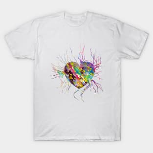 Human Veins With Heart T-Shirt